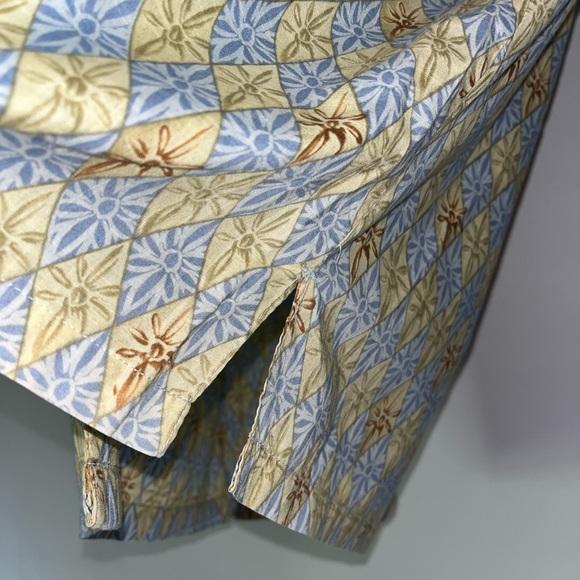 Men's Hawaiian Kahala button down shirt Blue and Green size Medium - Picture 5 of 6